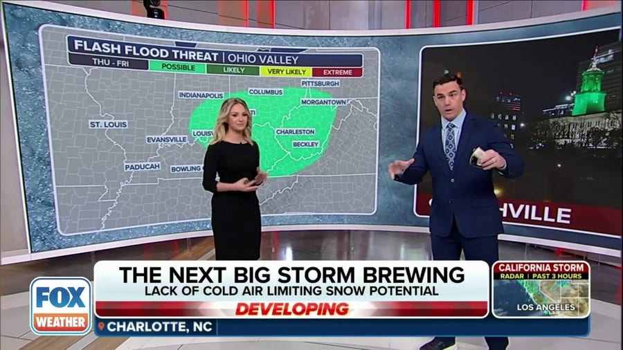 Next big storm brews as showers begin Thursday from Missouri to Maryland