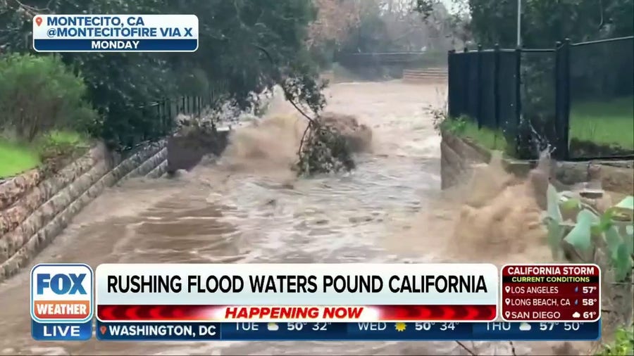 California faces another day of heavy rain, flooding from atmospheric river