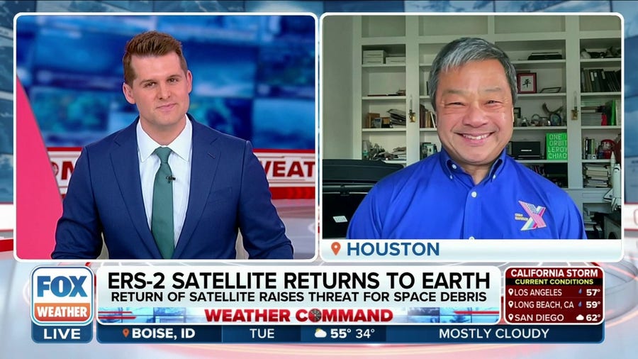 Former NASA astronaut, ISS commander discusses defunct satellite expected to reenter Earth’s atmosphere this week