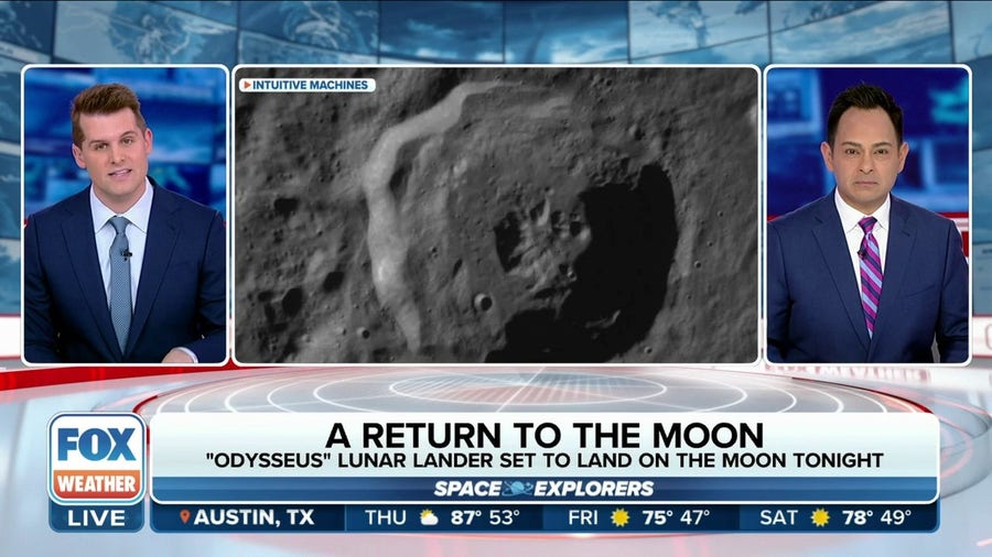 Odysseus lunar lander begins Moon orbit ahead of landing attempt