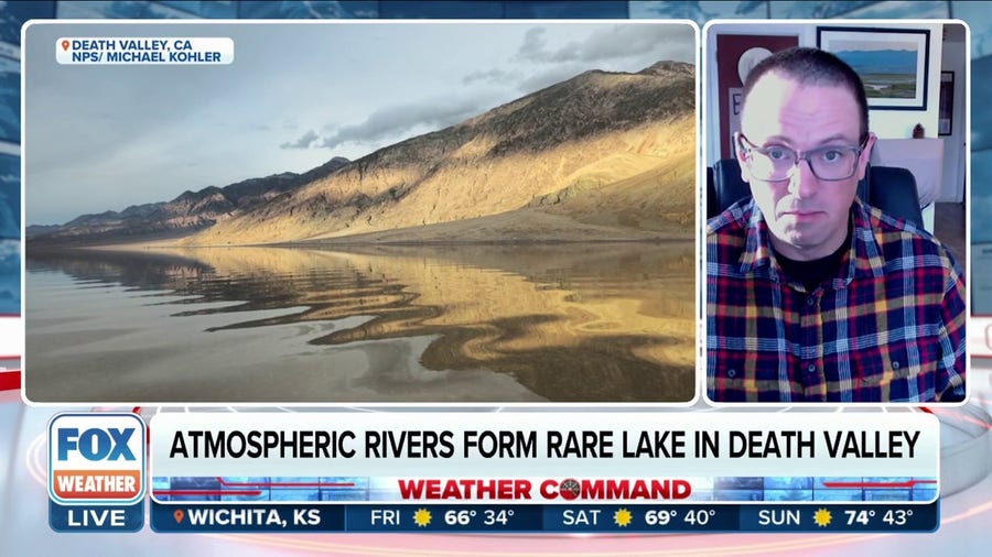 Rare lake returns to driest place in North America