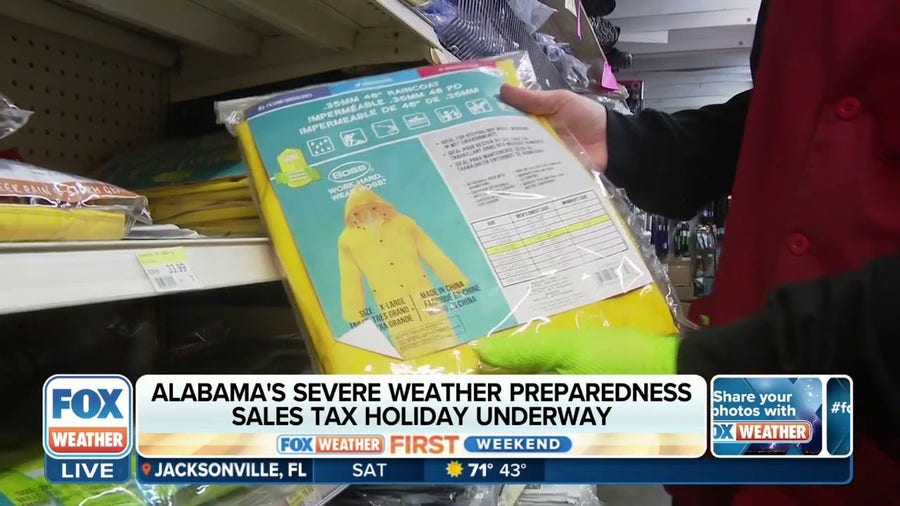 Alabama prepares for future severe storms with state's sales tax holiday weekend