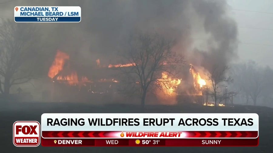 Historic wildfire torches Texas Panhandle