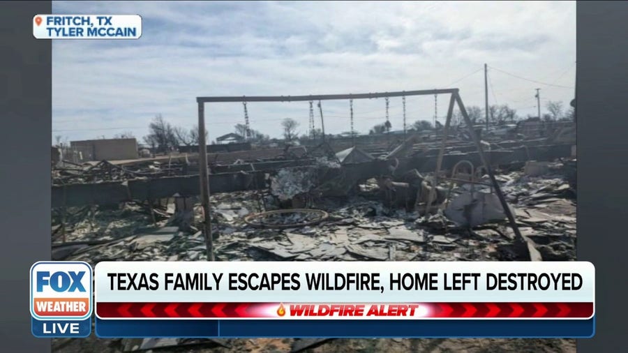 Family returns to find home destroyed by wildfires