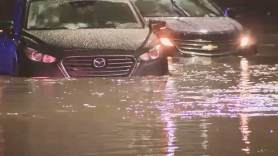Watch: Flash flooding, water rescues reported in Atlanta Wednesday morning
