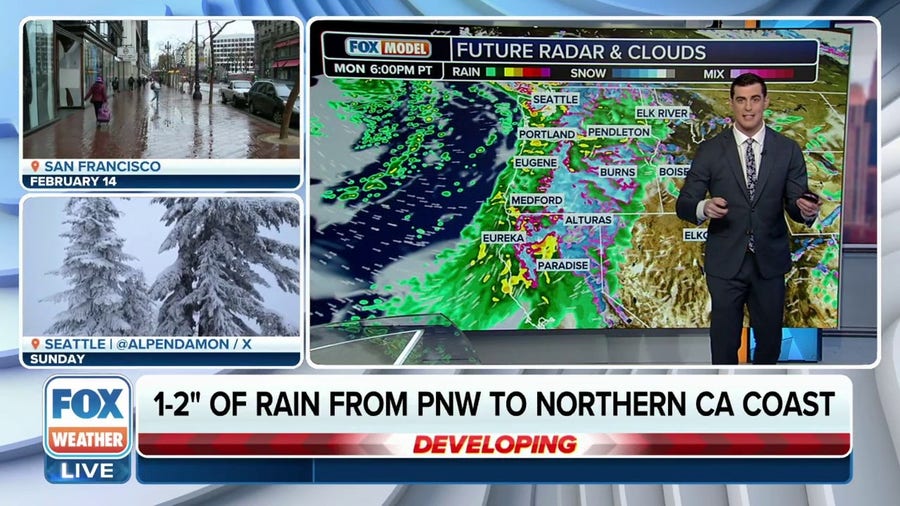 Relentless winter storms for the West