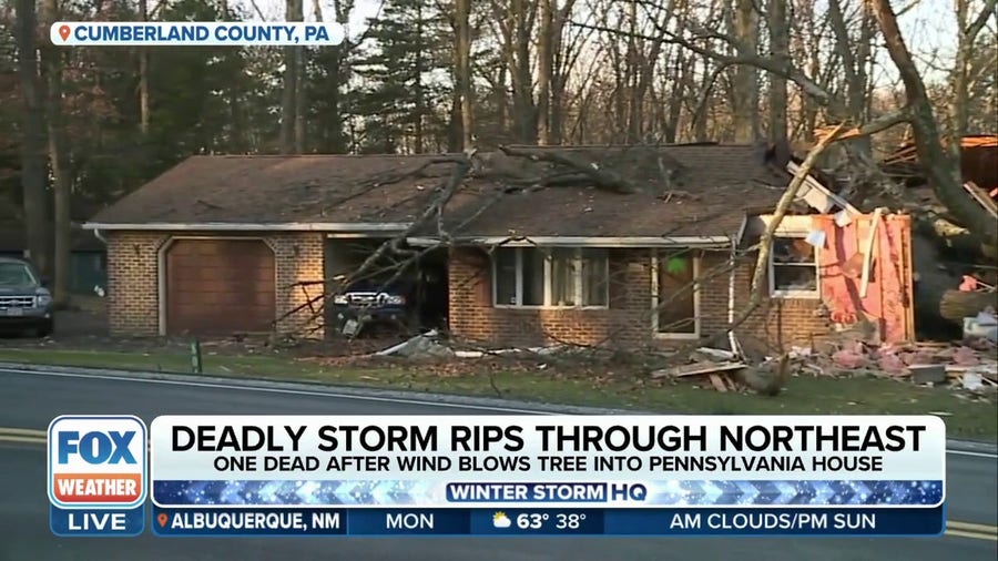 Winds continue to whip across Northeast in wake of deadly weekend storm