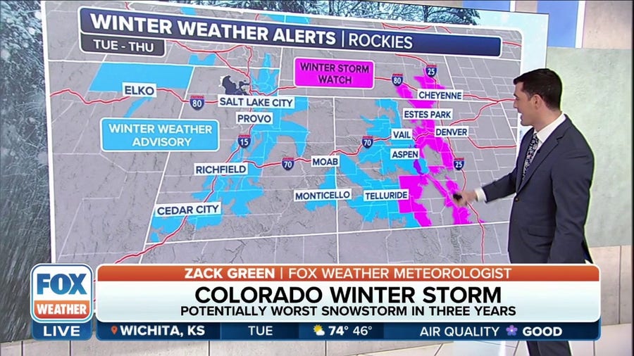 Rockies winter storm to slam Colorado