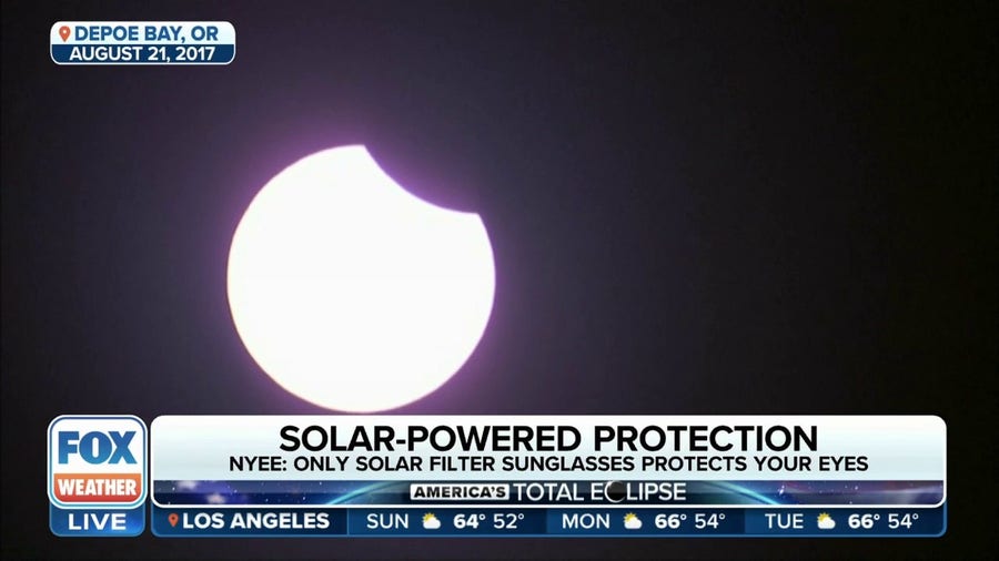 Eye protection is a must when it comes to viewing April's total solar eclipse