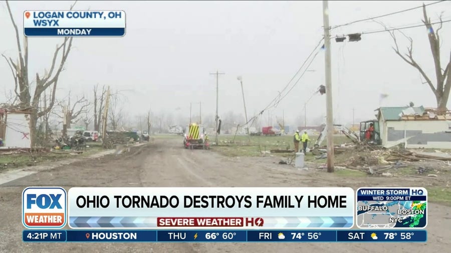 Family recounts how they survived an EF-2 tornado in Ohio