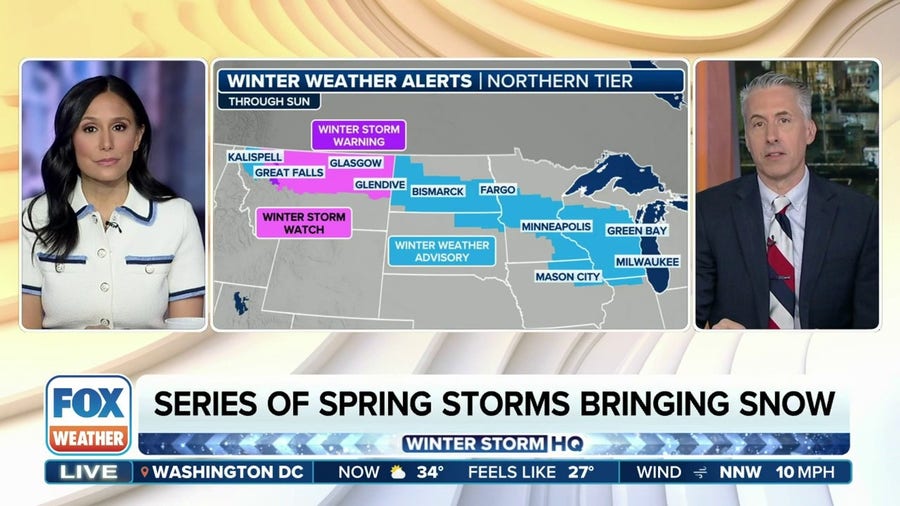 Fast-moving winter storm to blast Upper Midwest, Great Lakes with snow