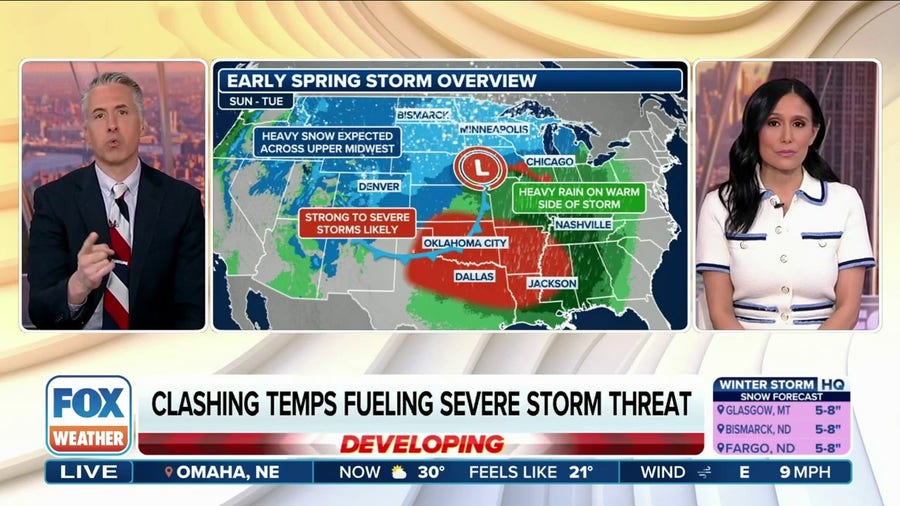 Spring storm to unleash heavy snow, severe weather on America