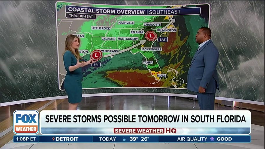 Gulf storm drenching the South in another wet stretch of days
