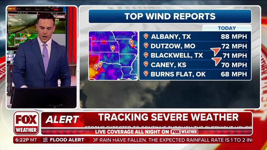 Storms produce damaging hail, wind across heartland
