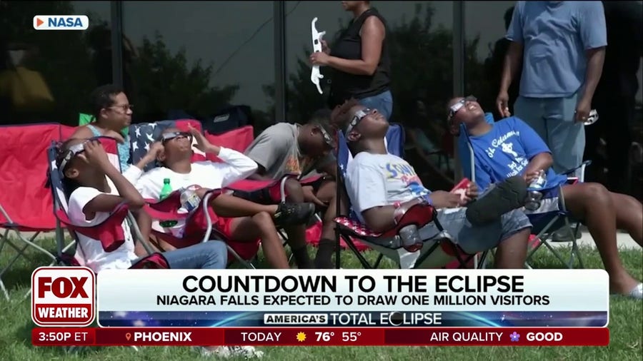 Countdown to the eclipse: Niagara Falls expected to draw one million visitors