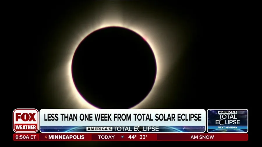 Countdown to first total solar eclipse since 2017 is underway