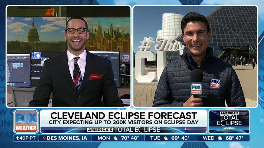 Cleveland eclipse forecast could be messy for travelers