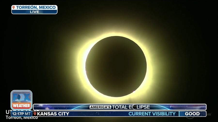 See solar eclipse show in Torreon, Mexico