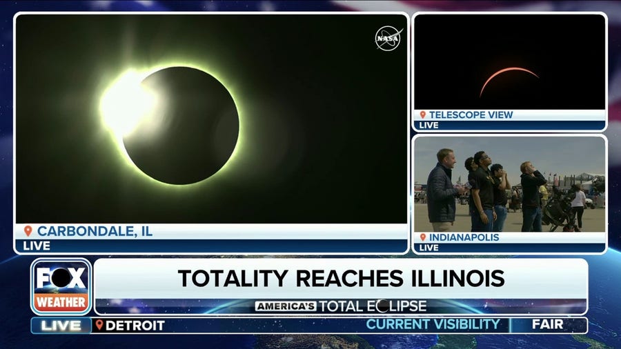 Watch: Eclipse over Carbondale, Illinois