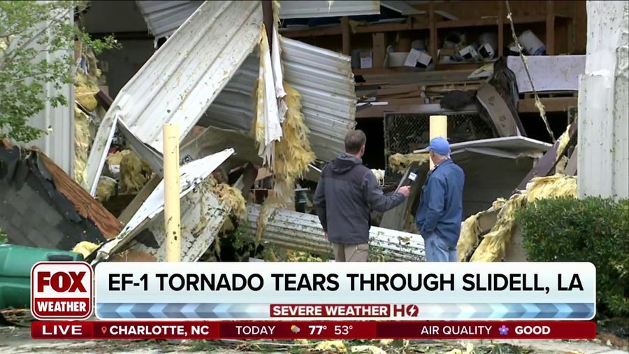 Slidell tornado survivor describes chaotic moments terrifying storm tore through Louisiana community