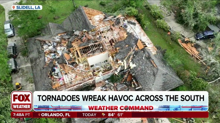 See the aftermath: Slidell, Louisiana crushed by tornado Wednesday