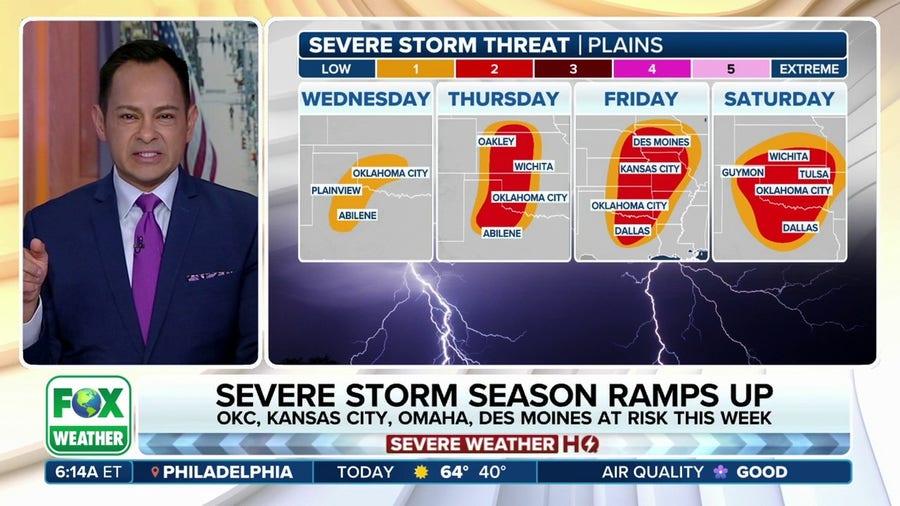 Millions at risk as severe weather threat ramps up this week