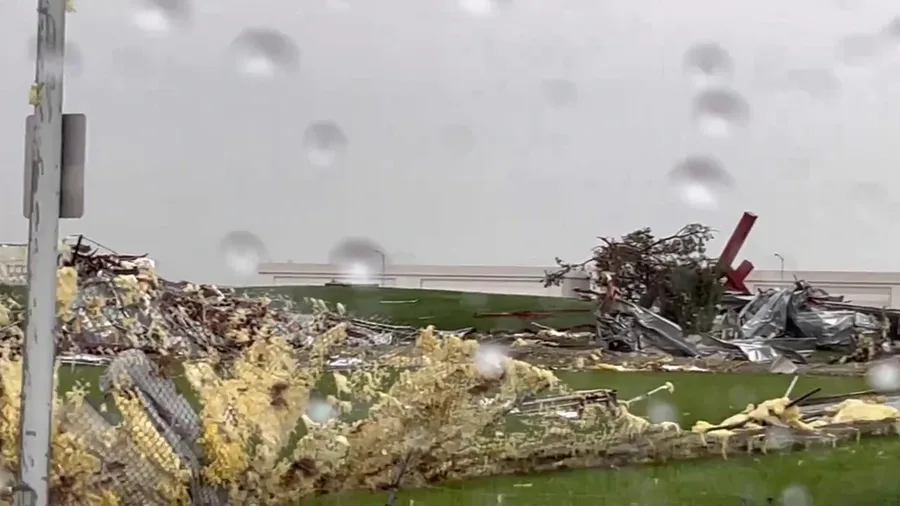 Tornado destroys parts of Omaha's Eppley Airfield as passengers take shelter