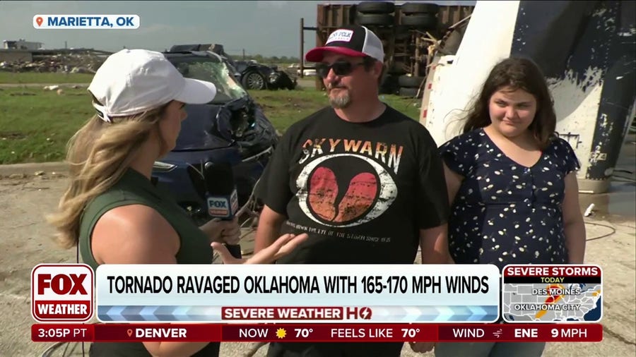 Father daughter storm chasers describe being chased by a deadly tornado