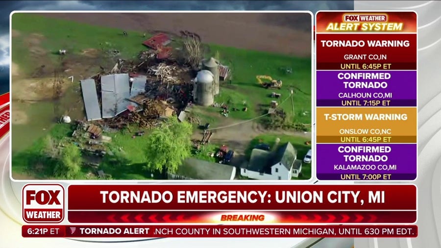 First look at Illinois potential tornado damage