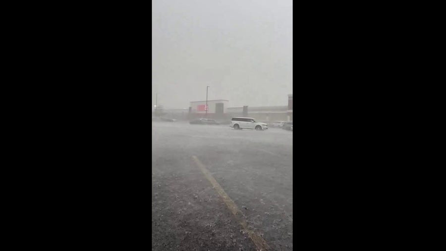 Watch: Waves of rain flooding Illinois