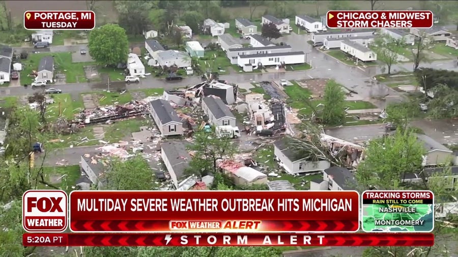 First-ever Tornado Emergency issued in Michigan as powerful storms cause significant damage