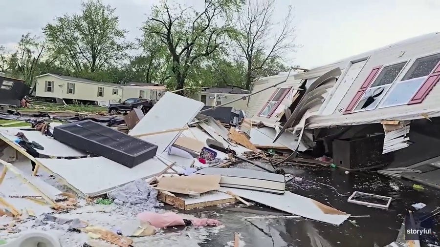 Watch: Video shows destruction of Kalamazoo mobile home park after Michigan tornado