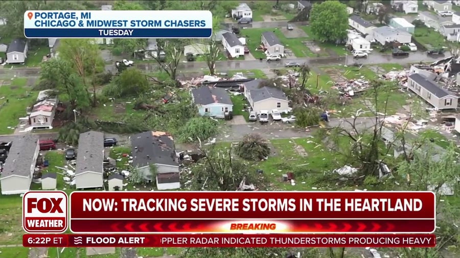 Michigan family survives tornado strike