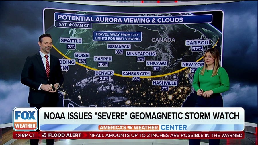 NOAA issues 'severe' Geomagnetic Storm Watch