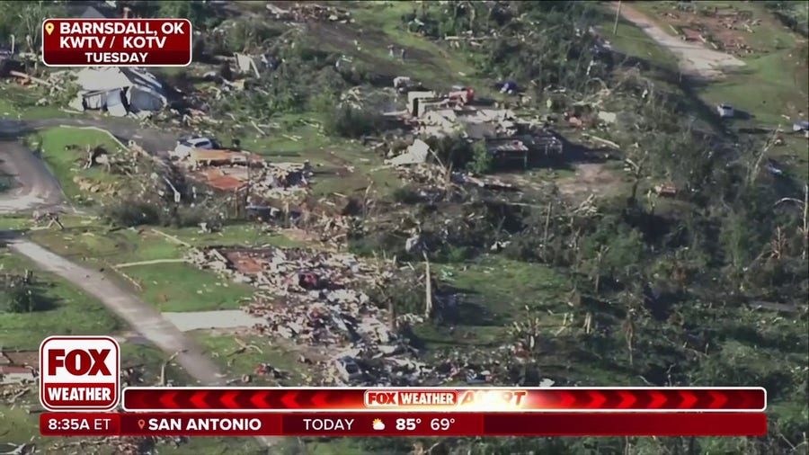 Clean-up underway after deadly EF-4 tornado in Oklahoma