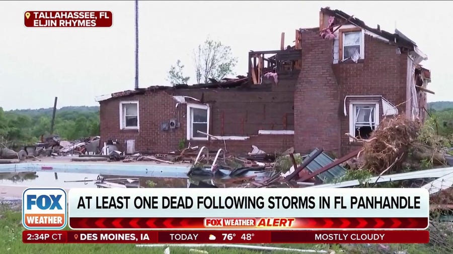 At least 1 dead after tornadoes blast across Florida Panhandle on Friday