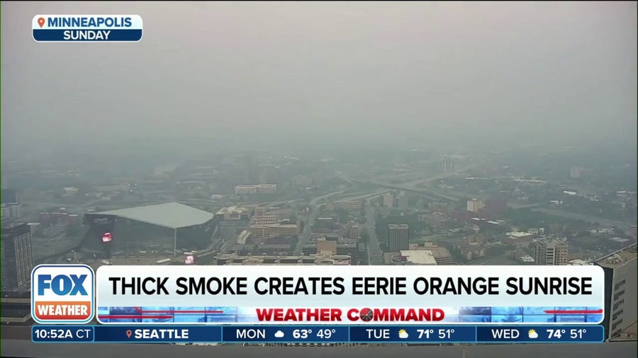 Canadian wildfire smoke invades US again prompting air quality alerts in Midwest