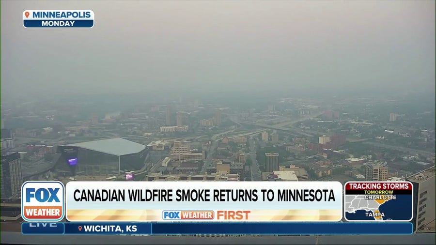 Canadian wildfire smoke returns to Minnesota