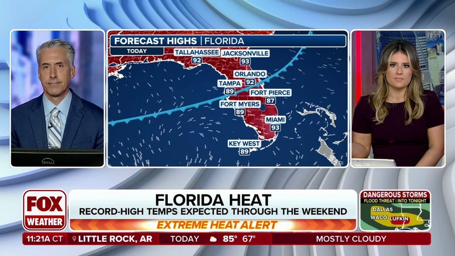 Extreme heat continues to bake South Florida with feels-like temperatures soaring above 100 degrees