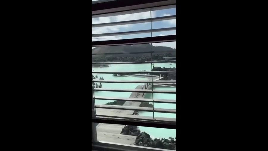 Watch: Sirens wail at Iceland's Blue Lagoon before volcano erupts outside Grindavik