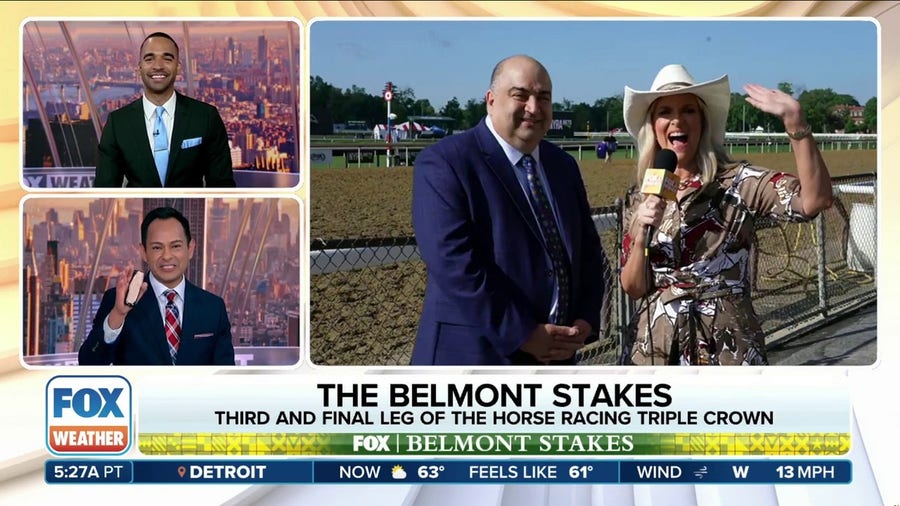 Off to the races: Inside look at 156th Belmont Stakes with FOX News' Janice Dean