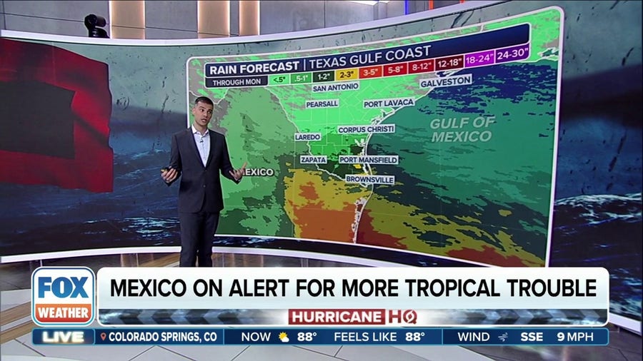 Mexico on alert for more tropical trouble