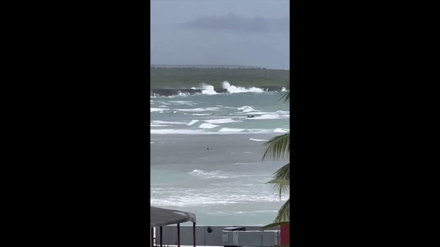 Watch: Strong winds, heavy rain start to batter Jamaica