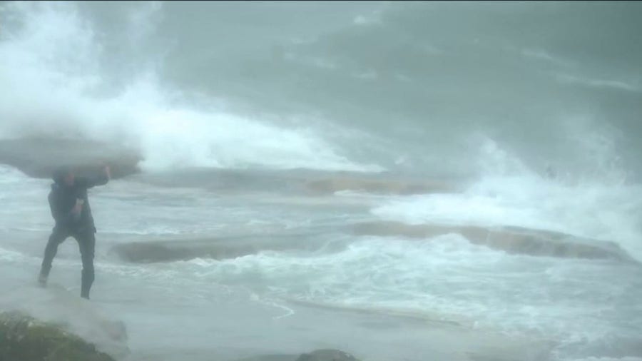 FOX Weather's Robert Ray reports from inside Hurricane Beryl 