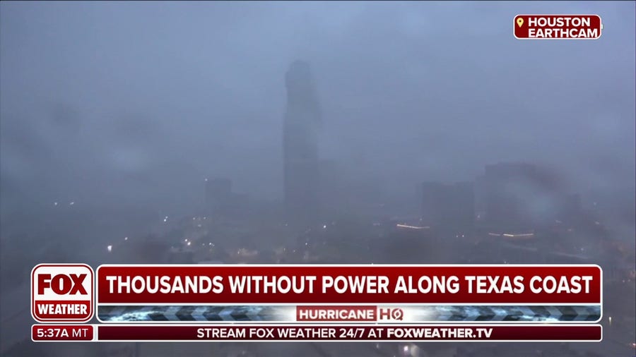 Tens of thousands without power in Houston as Beryl moves inland