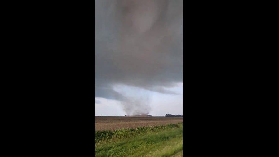 Watch: Tornado spins across North Dakota field