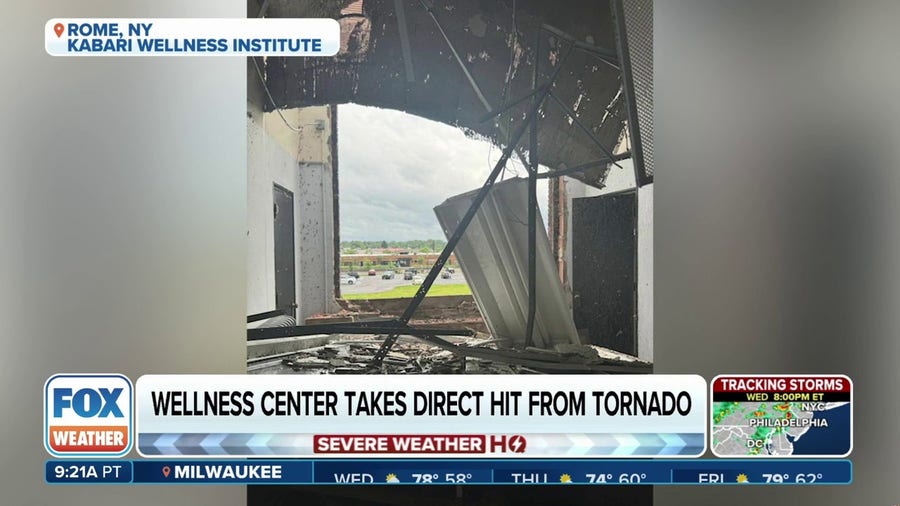 New York wellness center takes direct hit from tornado 