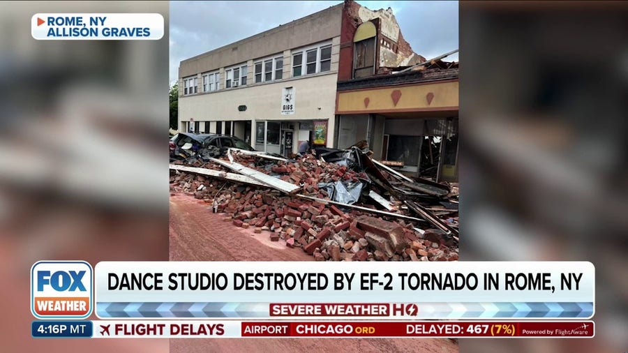 Dance studio destroyed by EF-2 tornado