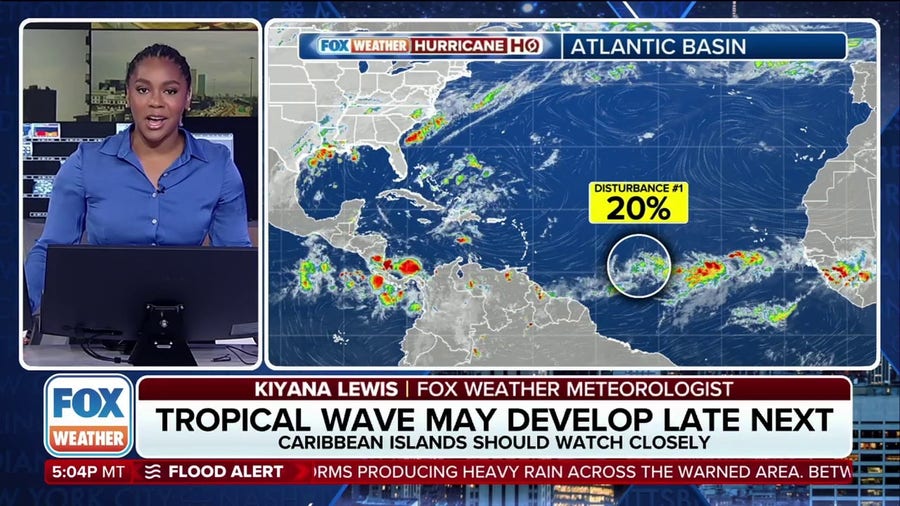 Tropical disturbance detected in the Atlantic Ocean