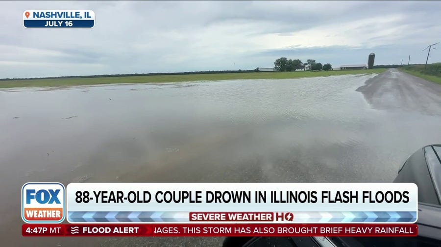 Elderly couple dies in Illinois flash flooding